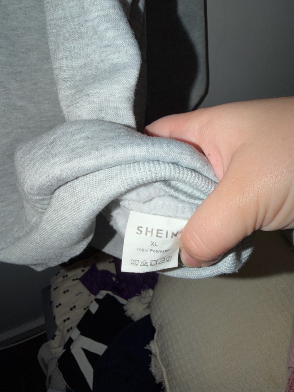 Classic USA Crewneck Sweater - Gray - Picture 3 of 3